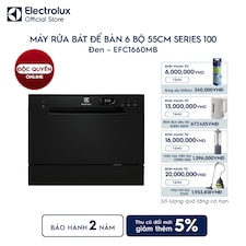 Máy rửa bát để bàn 6 bộ 55cm Series 100 - Đen