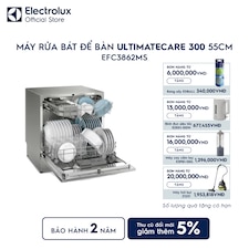 Máy rửa bát để bàn 8 bộ 55cm UltimateCare 300 - Bạc