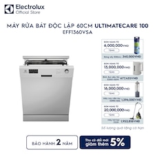 Máy rửa chén độc lập 60 cm UltimateCare 100 cho 13 bộ chén đĩa