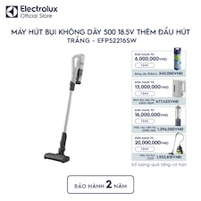 Máy hút bụi không dây 500 18.5V thêm đầu hút - Trắng