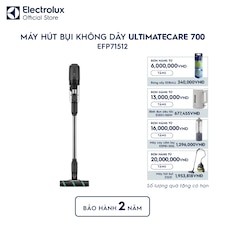 Máy hút bụi không dây UltimateHome 700 14.4V lọc bụi mịn - Xám