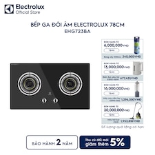 Bếp ga đôi âm Electrolux 78cm