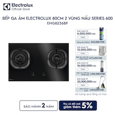 Bếp ga âm Electrolux 80cm 2 vùng nấu Series 600