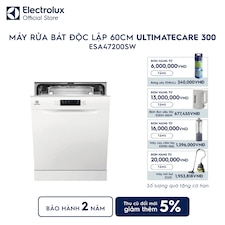 Máy rửa bát độc lập 13 bộ 60cm UltimateCare 300 - Trắng
