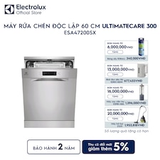Máy rửa bát độc lập 13 bộ 60cm UltimateCare 300 - Bạc