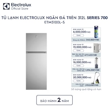 Tủ lạnh Electrolux ngăn đá trên 312L Series 700