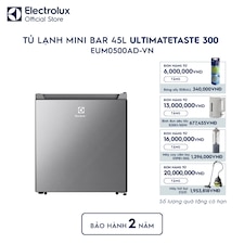 Tủ lạnh Electrolux mini 45 lít UltimateTaste 300 Xám Arctic