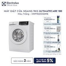 Máy giặt cửa ngang Electrolux 9kg UltimateCare 100 trắng