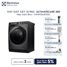 Máy giặt sấy Electrolux giặt 13kg + sấy 9kg UltimateCare 500