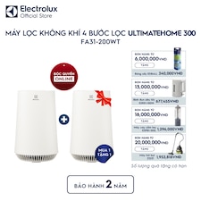 Máy lọc không khí Electrolux phòng 26m² UH300 bộ lọc HEPA