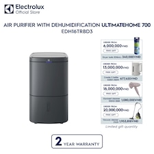 28.5L UltimateHome 700 air purifier with dehumidification for 66m2 room coverage