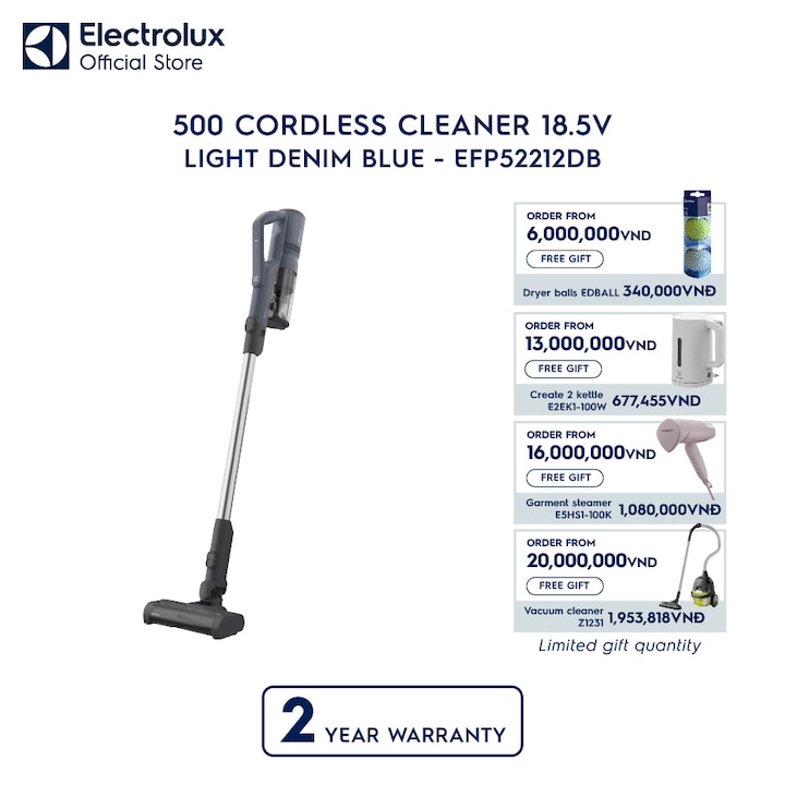 500 Cordless cleaner 18.5V - Light Denim Blue