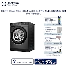 10kg UltimateCare 300 front load washing machine