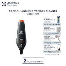 Rapido handheld vacuum cleaner