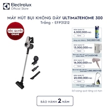 Máy hút bụi không dây UltimateHome 300 18V - Trắng