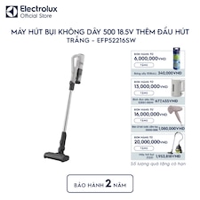 Máy hút bụi không dây 500 18.5V thêm đầu hút - Trắng