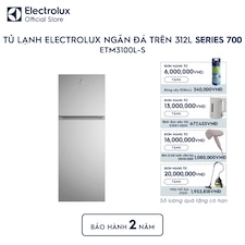 Tủ lạnh Electrolux ngăn đá trên 312L Series 700
