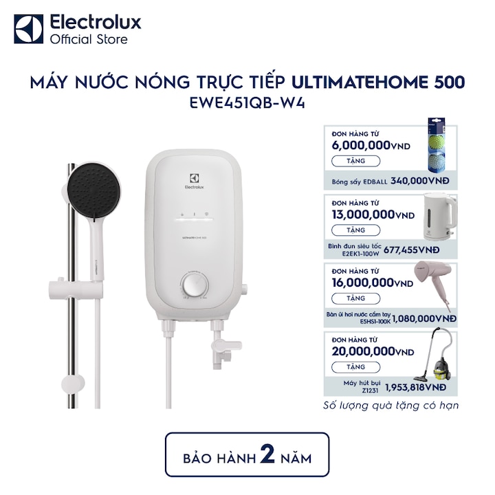 M&aacute;y nước n&oacute;ng trực tiếp UltimateHome 500 4.5kW