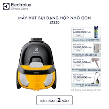 Máy hút bụi dạng hộp có túi nhỏ gọn 1600W - Vàng