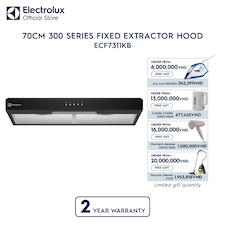 70cm 300 Series fixed extractor hood