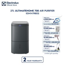 27L UltimateHome 700 air purifier with dehumidification for 58m² room coverage