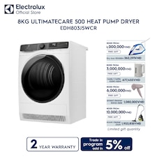 8kg UltimateCare 500 heat pump dryer