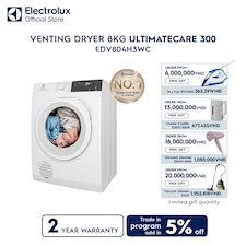 8kg UltimateCare 300 venting dryer