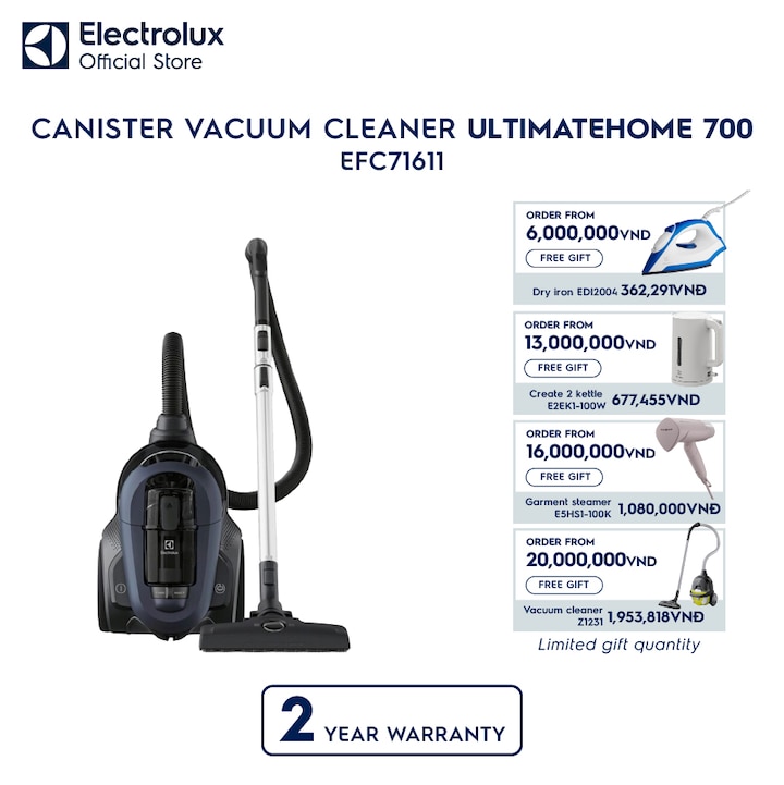 UltimateHome 700 canister vacuum cleaner