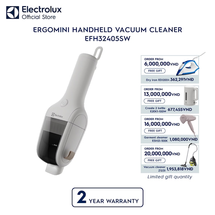 ErgoMini handheld vacuum cleaner