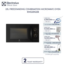 23L UltimateTaste 300 freestanding combination microwave oven