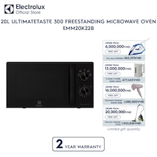 20L UltimateTaste 300 freestanding microwave oven