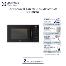 23L UltimateTaste 500 freestanding microwave oven