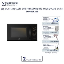 23L UltimateTaste 300 freestanding microwave oven
