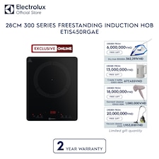 28cm 300 Series Freestanding induction hob with 1 cooking zones