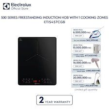 28cm 500 Series Freestanding induction hob with 1 cooking zones