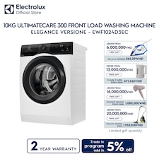 10kg UltimateCare 300 front load washing machine - Elegance version