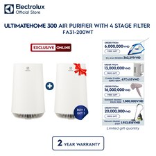 UltimateHome 300 air purifier with 4 stage filter for 26m² room coverage
