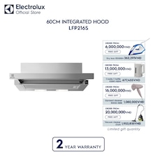 60cm integrated hood 