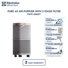 Pure A9 air purifier with 5 stage filter for 60m² room coverage