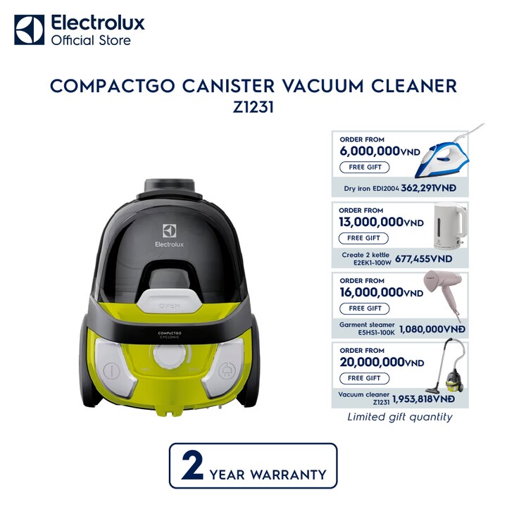 CompactGo canister vacuum cleaner