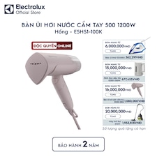 Bàn ủi hơi nước cầm tay 500 1200W - Hồng
