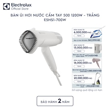 Bàn ủi hơi nước cầm tay 500 1200W - Trắng