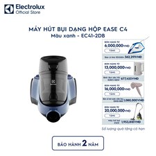 Máy hút bụi dạng hộp không túi Ease C4 2000W - Xanh