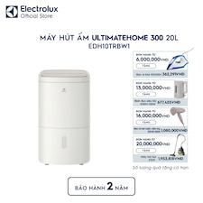 Máy hút ẩm UltimateHome 300 20L cho phòng 42m²