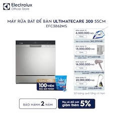 Máy rửa bát để bàn 8 bộ 55cm UltimateCare 300 - Bạc