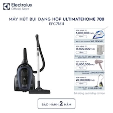 Máy hút bụi dạng hộp không túi UltimateHome 700 2000W lọc bụi mịn - Xanh