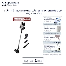 Máy hút bụi không dây UltimateHome 300 18V - Trắng