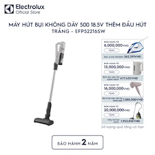Máy hút bụi không dây 500 18.5V thêm đầu hút - Trắng