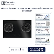 Bếp ga âm Electrolux 80cm 2 vùng nấu Series 600