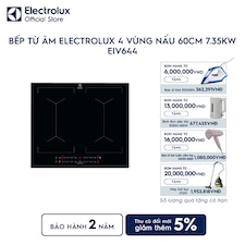 Bếp từ âm Electrolux 4 vùng nấu 60cm 7.35kW